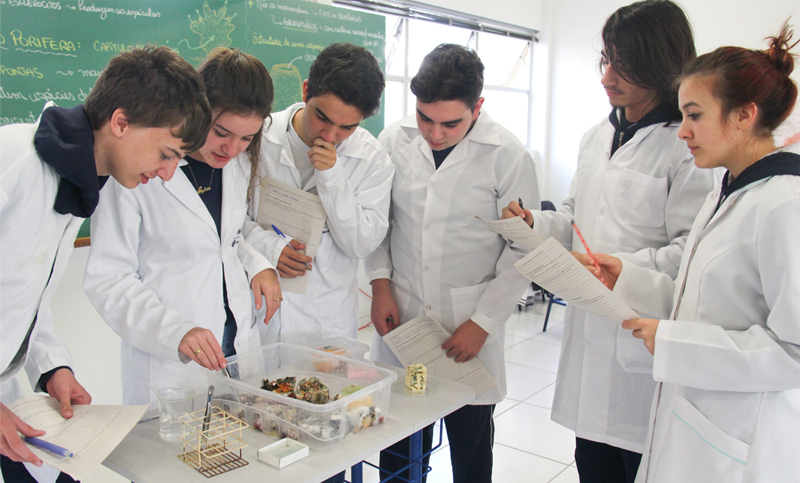 Aula no Laboratório