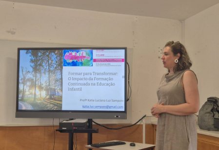 Participação Internacional: Educadora do Medianeira marca presença em congresso e seminário em Portugal